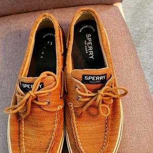 Sperry canvas topsiders